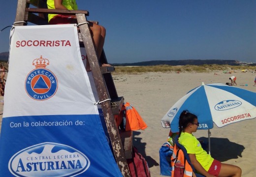 O Servizo de Salvamento de Riveira manterase con 21 socorristas ata o día 12 nas praias da Ladeira, Coroso e o Vilar